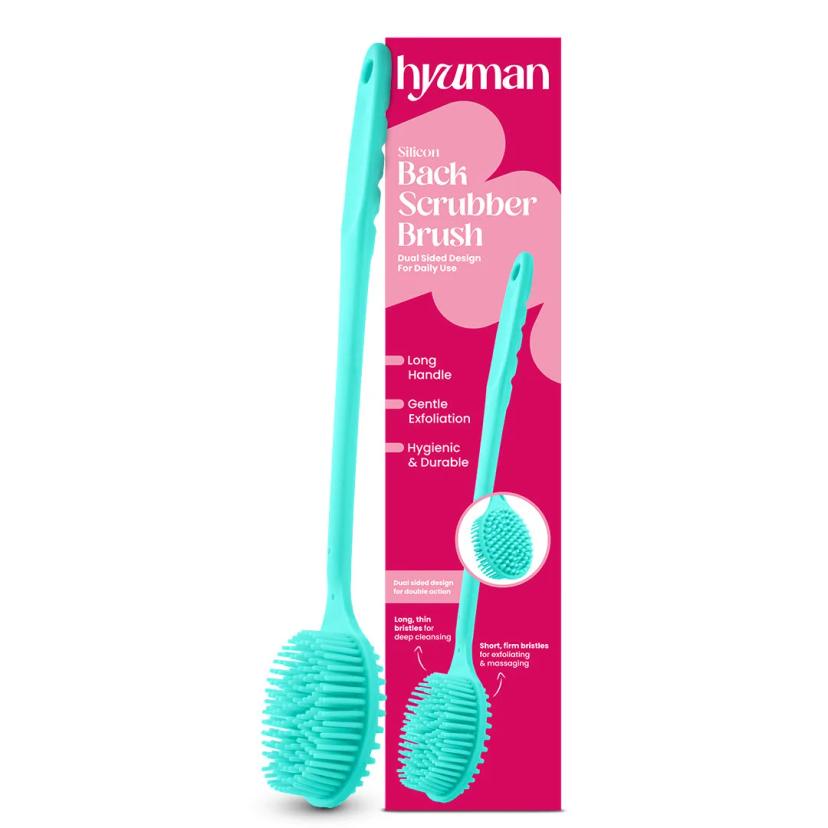 Silicone Back Scrubber Brush | Long Handle Bath Brush