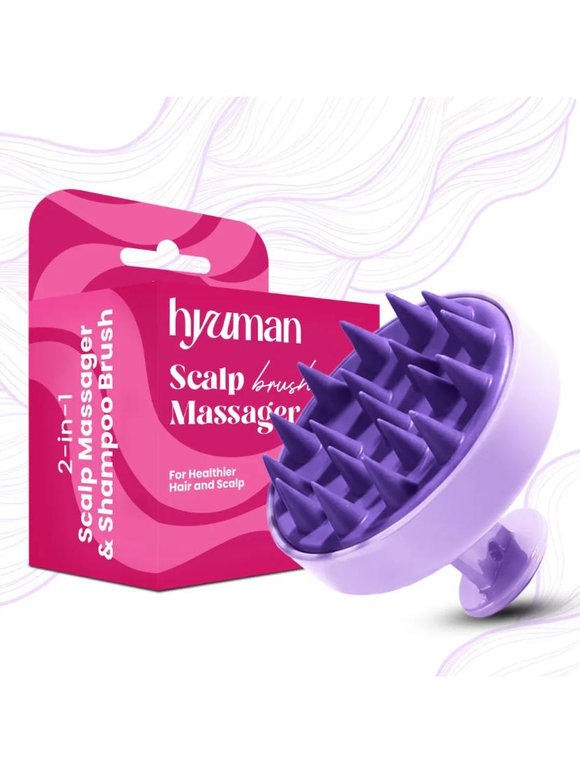 2-in-1 Scalp Massager & Shampoo Brush